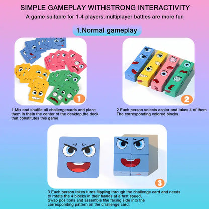 WonderFaces™ Expression Blocks – Play, Match & Learn Emotions