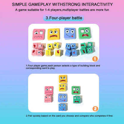 WonderFaces™ Expression Blocks – Play, Match & Learn Emotions