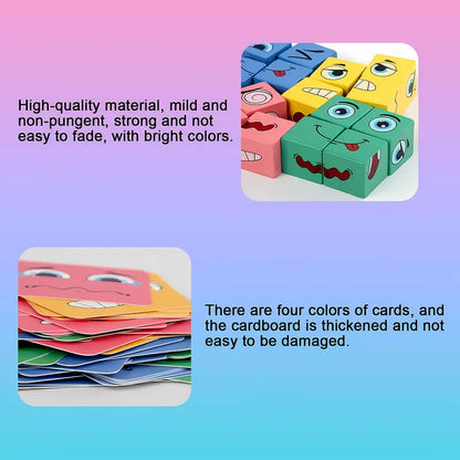WonderFaces™ Expression Blocks – Play, Match & Learn Emotions