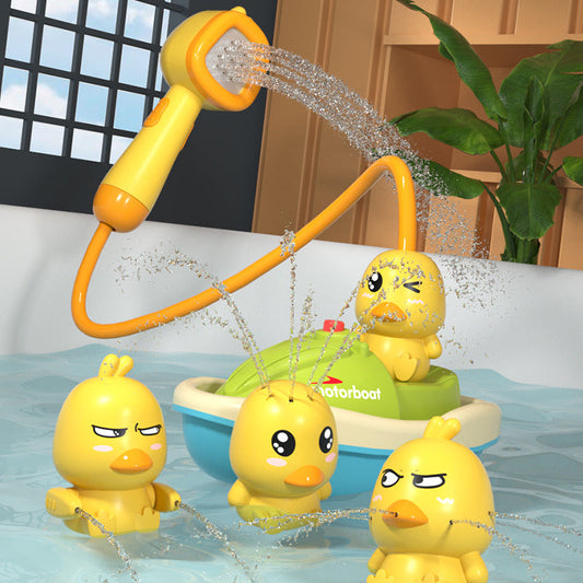 Duck Fountain Bath Toy with Shower Head
