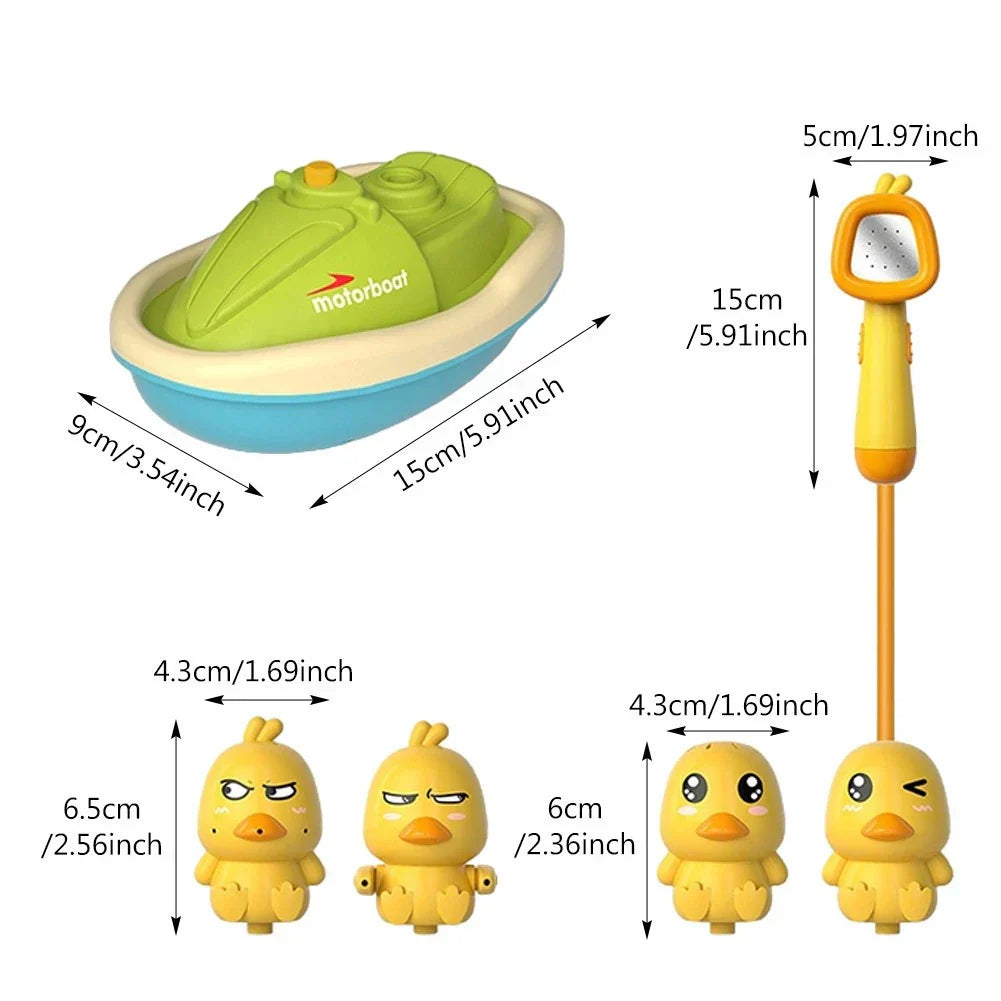 Duck Fountain Bath Toy with Shower Head